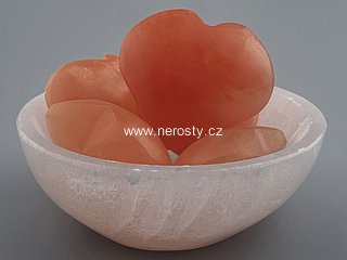 selenite, heart
