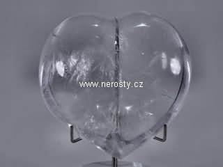 rock crystal, heart