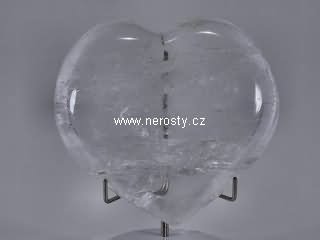 rock crystal, heart